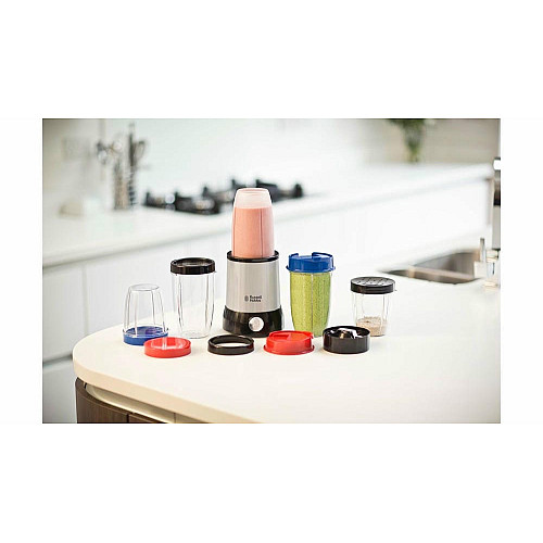 Блендер Russell Hobbs стационарный Nutri Boost 700Вт, чаша-700мл, чоппер 300мл, черно-серебристый