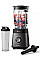 Блендер PHILIPS стационарный Series 5000, 1200Вт, чаша-2000мл, стекло, стакан в комплекте, черный