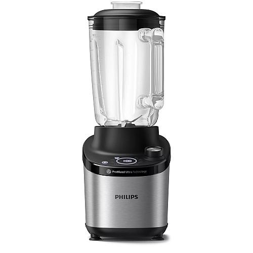 Блендер PHILIPS стаціонарний 1500Вт, чаша-2000мл, скло, чорний