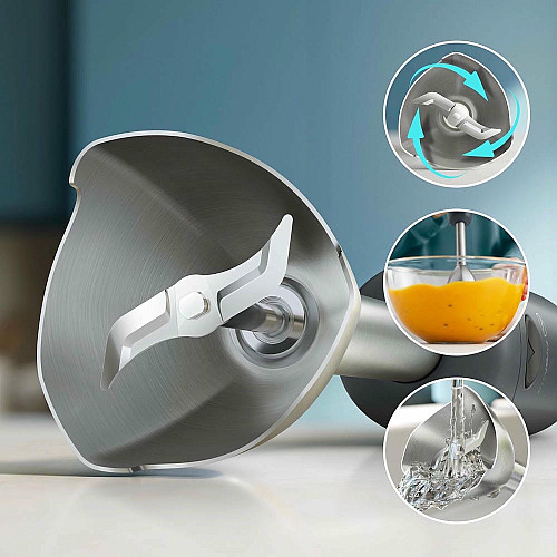 Блендер PHILIPS заглибний Series 1000, 500Вт, чаша-500мл, чорний