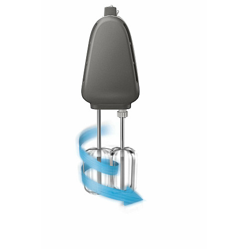 Міксер Philips ручний Viva Collection 450Вт, насадки-4, біло-сірий