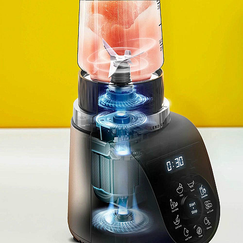 Блендер Tefal стационарный Blend UP, 1000Вт, чаша-700мл, тритан, черно-золотистый