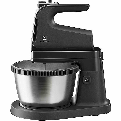Миксер Electrolux стационарный 500Вт, насадка-4, чаша-металл, 3.5л, серый темный
