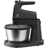 Миксер Electrolux стационарный 500Вт, насадка-4, чаша-металл, 3.5л, серый темный
