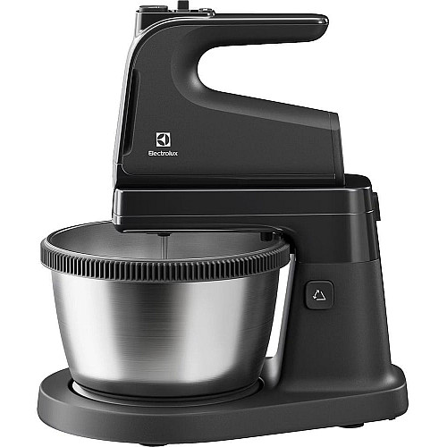 Миксер Electrolux стационарный 500Вт, насадка-4, чаша-металл, 3.5л, серый темный