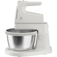 Міксер Electrolux стаціонарний 500Вт, насадки-4, чаша-метал, 3.5л, білий