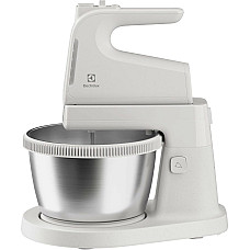 Міксер Electrolux стаціонарний 500Вт, насадки-4, чаша-метал, 3.5л, білий
