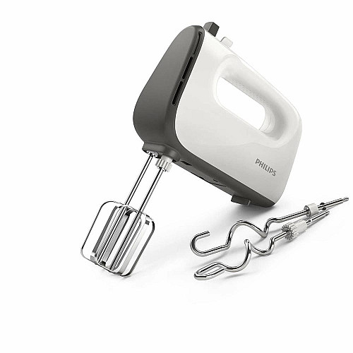 Міксер Philips ручний Viva Collection 450Вт, насадки-4, біло-сірий