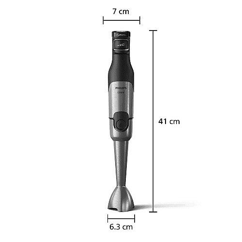Блендер Philips  заглибний Series 5000, 1200Вт, 3в1, чорний