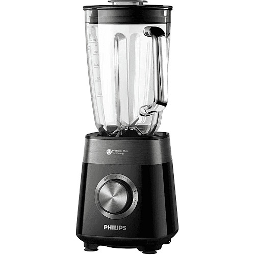 Блендер PHILIPS стаціонарний Series 5000, 1200Вт, чаша-2000мл, скло, чорний