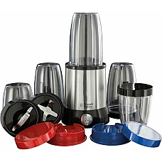 Блендер Russell Hobbs стаціонарний Nutri Boost 700Вт, чаша-700мл, чопер 300мл, чорно-сріблястий