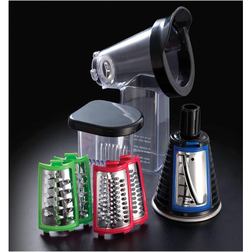 Мультирізка Russell Hobbs Desire Slice&Go, 200Вт, 3 насадки, корпус-пластик, червоний