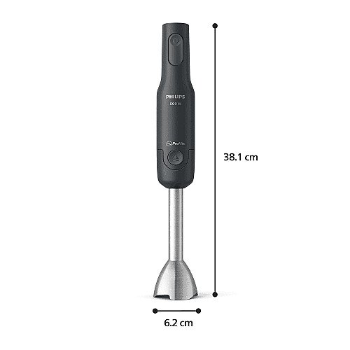 Блендер PHILIPS заглибний Series 1000, 500Вт, чаша-500мл, чорний