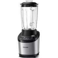 Блендер PHILIPS стаціонарний 1500Вт, чаша-2000мл, скло, чорний