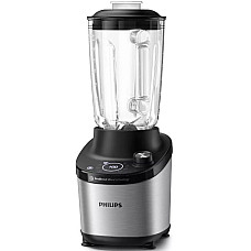 Блендер PHILIPS стаціонарний 1500Вт, чаша-2000мл, скло, чорний