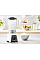 Блендер Tefal стаціонарний Blendeo Plus Mixer, 450Вт, чаша-1500мл, білий