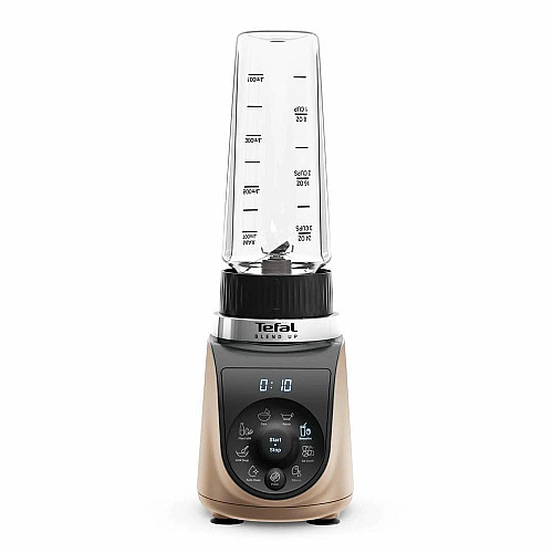 Блендер Tefal стационарный Blend UP, 1000Вт, чаша-700мл, тритан, черно-золотистый