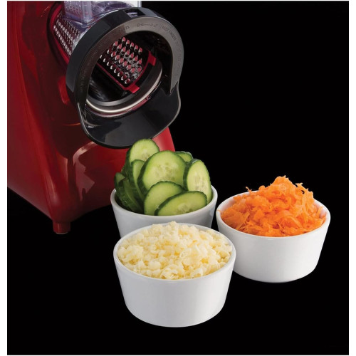 Мультирізка Russell Hobbs Desire Slice&Go, 200Вт, 3 насадки, корпус-пластик, червоний