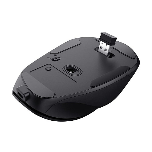 Мышь Trust Fyda Rechargeable ECO, WL, черный