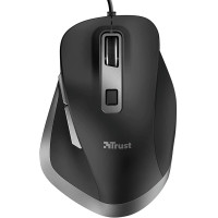 Мышь Trust Fyda ComFortable ECO, USB-A, черно-серый