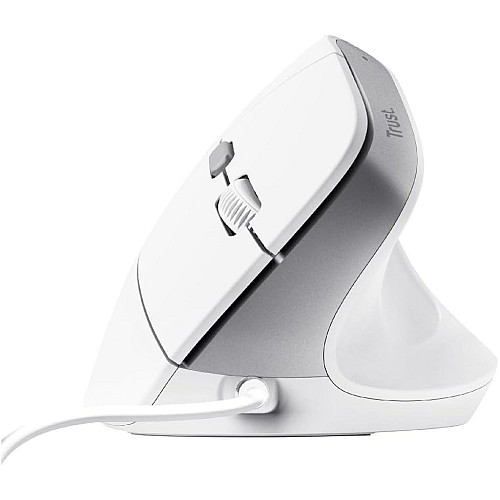 Мышь Trust Bayo 2 Ergonomic, USB-A, белая