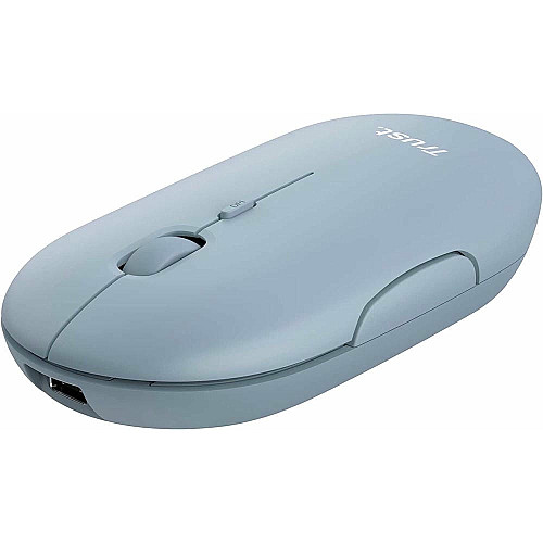 Миша Trust Puck Rechargeable,  Ultra-Thin,  BT/WL,  Silent, синій