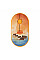 Миша 2E MF300 CAPYBARA:SUNSET Silent WL BT, жовтий