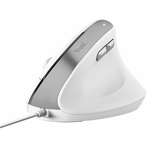 Мышь Trust Bayo 2 Ergonomic, USB-A, белая