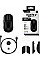 Миша HyperX Pulsefire Haste 2 mini, RGB, USB-A/WL/BT, чорний