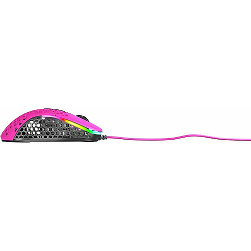 Мышь Xtrfy M4, USB-A, RGB, розовый
