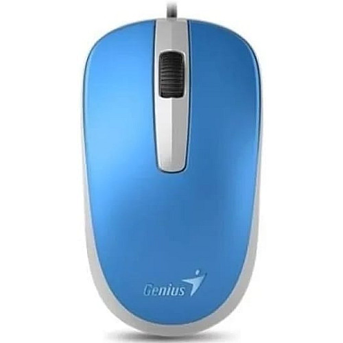 Миша Genius DX-120, USB-A, синій