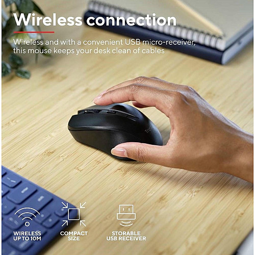 Миша Trust Mydo Silent, WL, чорний