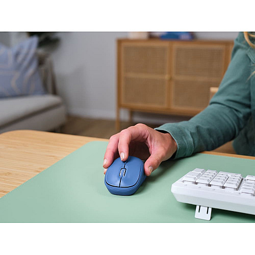 Миша Trust Yvi+ Compact Multi-Device, WL/BT/USB-A, синій