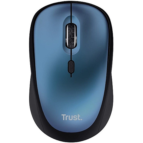 Мышь Trust Yvi+ Silent ECO, WL, синий