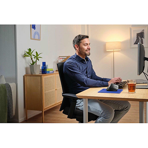 Мышь Trust Bayo + Ergonomic, BT/WL/USB-A, черный
