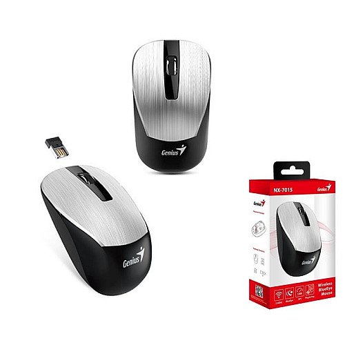 Мышь Genius NX-7015, WL, серебристый