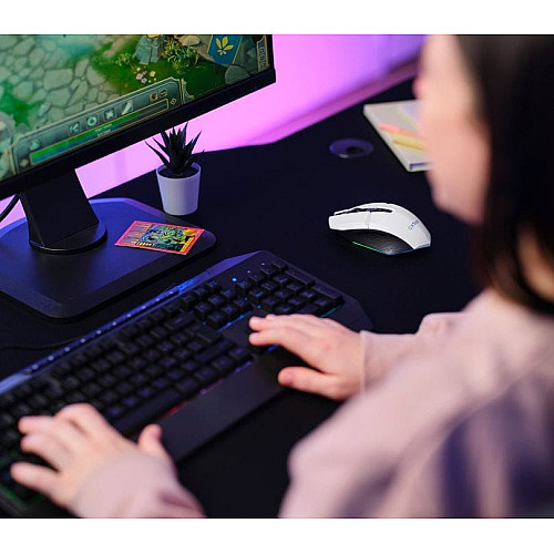 Мышь Trust GXT 110 Felox, WL, белый