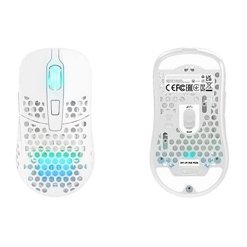 Мышь Xtrfy M42, WL/USB-A, RGB, белый