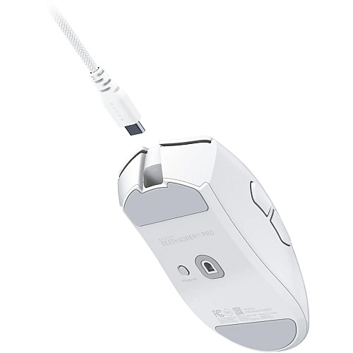 Миша Razer DeathAdder V4 Pro Gen-2, RGB, USB-A/WL/BT, білий