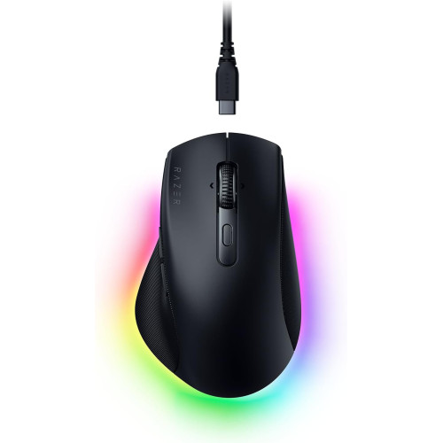 Миша Razer Pro Click V2, RGB, USB-A/WL/BT, чорний