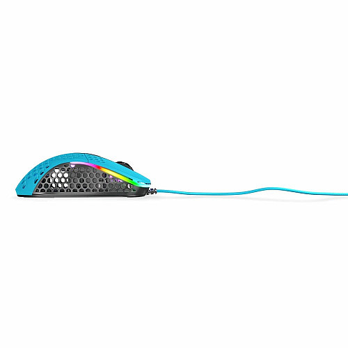 Миша Xtrfy M4, USB-A, RGB, Miami Blue