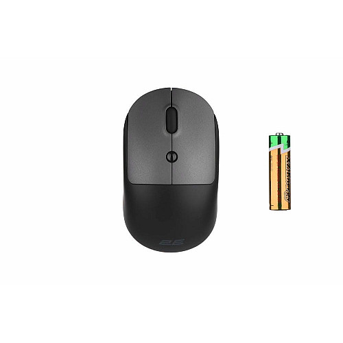 Мышь 2E MF218 Silent, WL/BT, черно-серый
