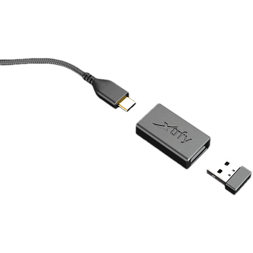 Миша Xtrfy M42, WL/USB-A, RGB, чорний
