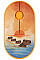 Миша 2E MF300 CAPYBARA:SUNSET Silent WL BT, жовтий