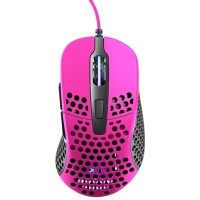 Миша Xtrfy M4, USB-A, RGB, рожевий
