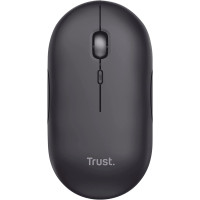 Мышь Trust Puck Rechargeable, Ultra-Thin, BT/WL, Silent, черный