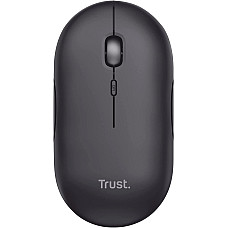Миша Trust Puck Rechargeable,  Ultra-Thin,  BT/WL,  Silent,  чорний