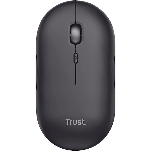 Миша Trust Puck Rechargeable,  Ultra-Thin,  BT/WL,  Silent,  чорний