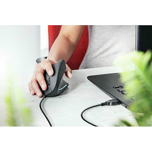 Миша Trust Verto Ergonomic, USB-A, чорний
