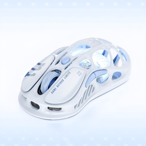 Миша GravaStar Mercury M1 Pro, magnesium alloy body, BT/WL/USB-A, RGB, Ice Blue